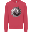 Axoloti Yin Yang Kids Sweatshirt Jumper Heliconia