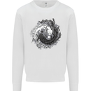 Axoloti Yin Yang Kids Sweatshirt Jumper White