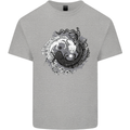 Axoloti Yin Yang Kids T-Shirt Childrens Sports Grey