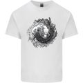 Axoloti Yin Yang Kids T-Shirt Childrens White