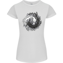 Axoloti Yin Yang Womens Petite Cut T-Shirt White