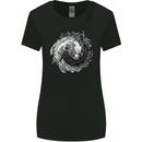 Axoloti Yin Yang Womens Wider Cut T-Shirt Black