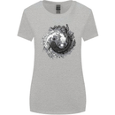 Axoloti Yin Yang Womens Wider Cut T-Shirt Sports Grey