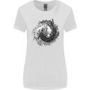 Axoloti Yin Yang Womens Wider Cut T-Shirt White