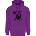 BBQ Grill Sergeant Chef Cook Food Funny Childrens Kids Hoodie Purple