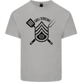 BBQ Grill Sergeant Chef Cook Food Funny Kids T-Shirt Childrens Sports Grey