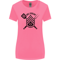 BBQ Grill Sergeant Chef Cook Food Funny Womens Wider Cut T-Shirt Azalea