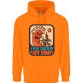 BBQ Smokin Hot Today Funny Grill Childrens Kids Hoodie Orange