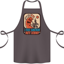 BBQ Smokin Hot Today Funny Grill Cotton Apron 100% Organic Dark Grey