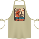 BBQ Smokin Hot Today Funny Grill Cotton Apron 100% Organic Khaki
