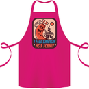 BBQ Smokin Hot Today Funny Grill Cotton Apron 100% Organic Pink