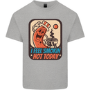 BBQ Smokin Hot Today Funny Grill Kids T-Shirt Childrens Sports Grey