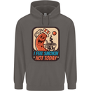 BBQ Smokin Hot Today Funny Grill Mens 80% Cotton Hoodie Charcoal