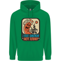 BBQ Smokin Hot Today Funny Grill Mens 80% Cotton Hoodie Irish Green