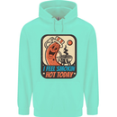BBQ Smokin Hot Today Funny Grill Mens 80% Cotton Hoodie Peppermint