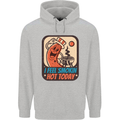 BBQ Smokin Hot Today Funny Grill Mens 80% Cotton Hoodie Sports Grey
