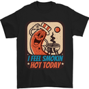 BBQ Smokin Hot Today Funny Grill Mens T-Shirt 100% Cotton Black
