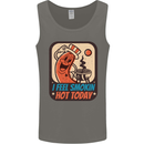 BBQ Smokin Hot Today Funny Grill Mens Vest Tank Top Charcoal