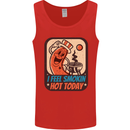 BBQ Smokin Hot Today Funny Grill Mens Vest Tank Top Red