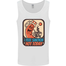 BBQ Smokin Hot Today Funny Grill Mens Vest Tank Top White