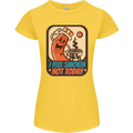 BBQ Smokin Hot Today Funny Grill Womens Petite Cut T-Shirt Yellow