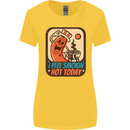 BBQ Smokin Hot Today Funny Grill Womens Wider Cut T-Shirt Yellow