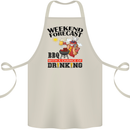 BBQ Weekend Forecast BBQing Alcohol Beer Cotton Apron 100% Organic Natural