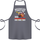 BBQ Weekend Forecast BBQing Alcohol Beer Cotton Apron 100% Organic Steel
