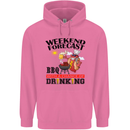 BBQ Weekend Forecast BBQing Alcohol Beer Mens 80% Cotton Hoodie Azelea