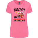 BBQ Weekend Forecast BBQing Alcohol Beer Womens Wider Cut T-Shirt Azalea