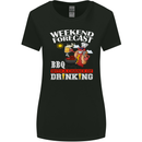 BBQ Weekend Forecast BBQing Alcohol Beer Womens Wider Cut T-Shirt Black