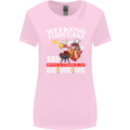 BBQ Weekend Forecast BBQing Alcohol Beer Womens Wider Cut T-Shirt Light Pink