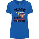 BBQ Weekend Forecast BBQing Alcohol Beer Womens Wider Cut T-Shirt Royal Blue