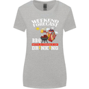 BBQ Weekend Forecast BBQing Alcohol Beer Womens Wider Cut T-Shirt Sports Grey