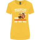 BBQ Weekend Forecast BBQing Alcohol Beer Womens Wider Cut T-Shirt Yellow