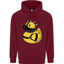BDSM Rubber Duck Funny Bondage Childrens Kids Hoodie Maroon