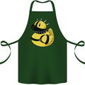 BDSM Rubber Duck Funny Bondage Cotton Apron 100% Organic Forest Green