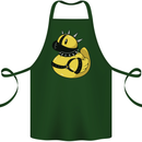 BDSM Rubber Duck Funny Bondage Cotton Apron 100% Organic Forest Green