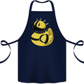 BDSM Rubber Duck Funny Bondage Cotton Apron 100% Organic Navy Blue