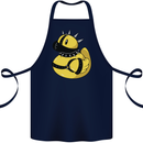 BDSM Rubber Duck Funny Bondage Cotton Apron 100% Organic Navy Blue