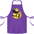BDSM Rubber Duck Funny Bondage Cotton Apron 100% Organic Purple