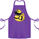 BDSM Rubber Duck Funny Bondage Cotton Apron 100% Organic Purple