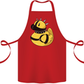 BDSM Rubber Duck Funny Bondage Cotton Apron 100% Organic Red