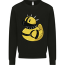 BDSM Rubber Duck Funny Bondage Kids Sweatshirt Jumper Black