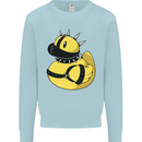 BDSM Rubber Duck Funny Bondage Kids Sweatshirt Jumper Light Blue