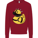 BDSM Rubber Duck Funny Bondage Kids Sweatshirt Jumper Red