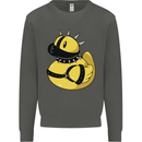 BDSM Rubber Duck Funny Bondage Kids Sweatshirt Jumper Storm Grey