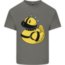 BDSM Rubber Duck Funny Bondage Kids T-Shirt Childrens Charcoal