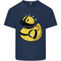 BDSM Rubber Duck Funny Bondage Kids T-Shirt Childrens Navy Blue