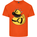 BDSM Rubber Duck Funny Bondage Kids T-Shirt Childrens Orange